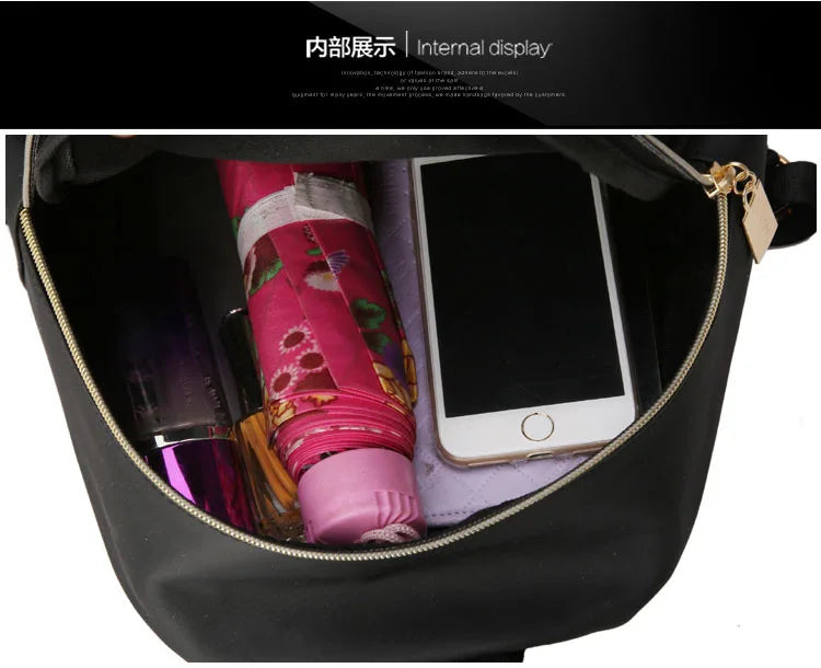 Small Nylon Backpack for Women