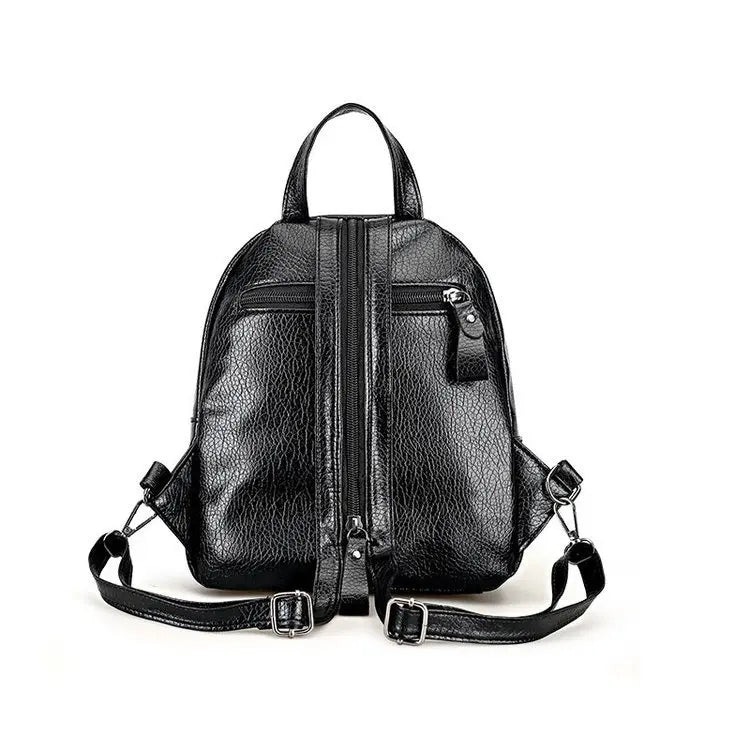 Lady Small PU Backpack Casual Travel Bag