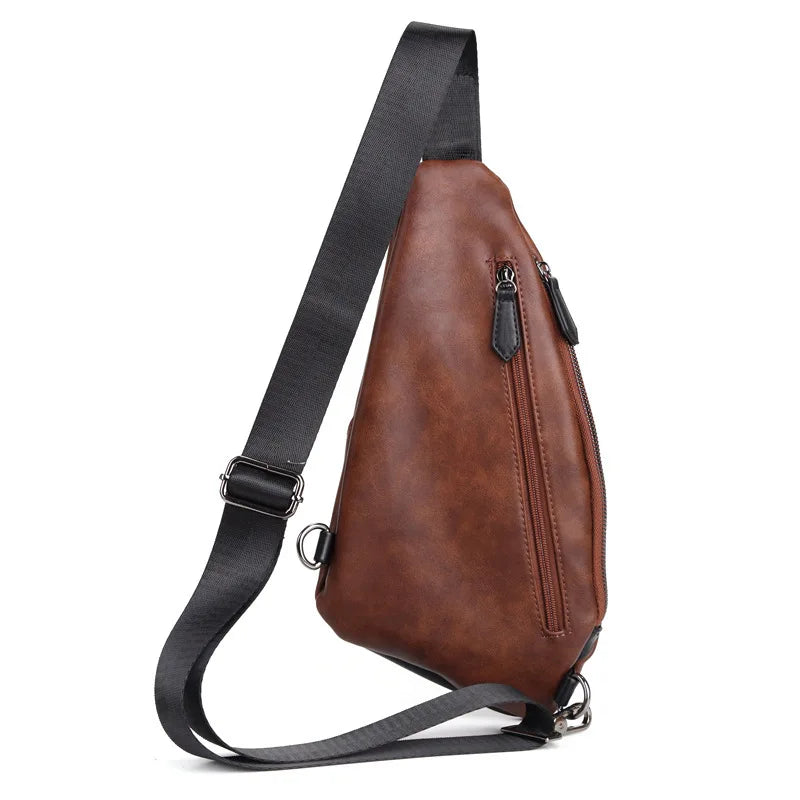 Men's Chest Bag Messenger Sling Crossbody Shoulder Bag
