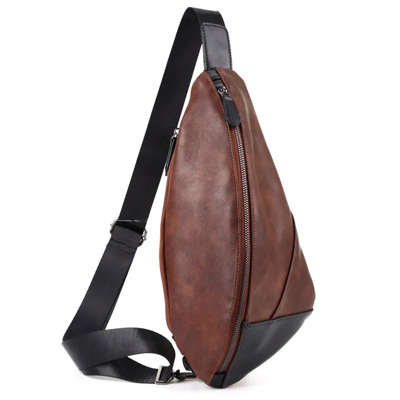 Men's Chest Bag Messenger Sling Crossbody Shoulder Bag
