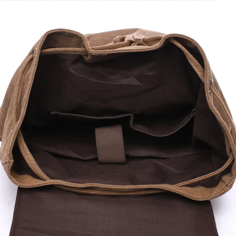 Hot Man Canvas Travel Backpack Student School Bag