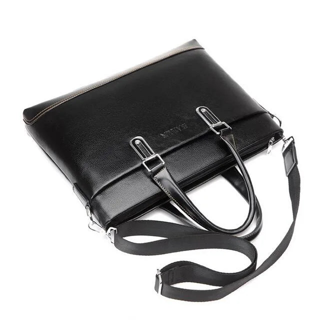 Men's Leather Business Bag Briefcase