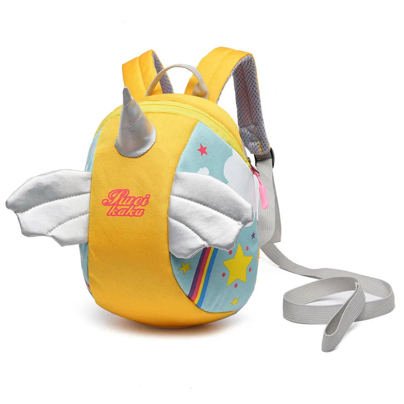 Cartoon Unicorn Waterproof Backpack For Kids