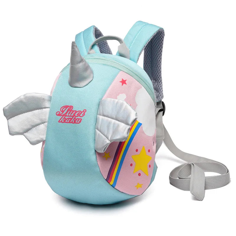 Cartoon Unicorn Waterproof Backpack For Kids