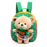 Cartoon Bear Cat Kids School Bag Kindergarten Backpack
