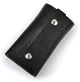 Leather Key Holder Bag Car Keychain Wallet Cover