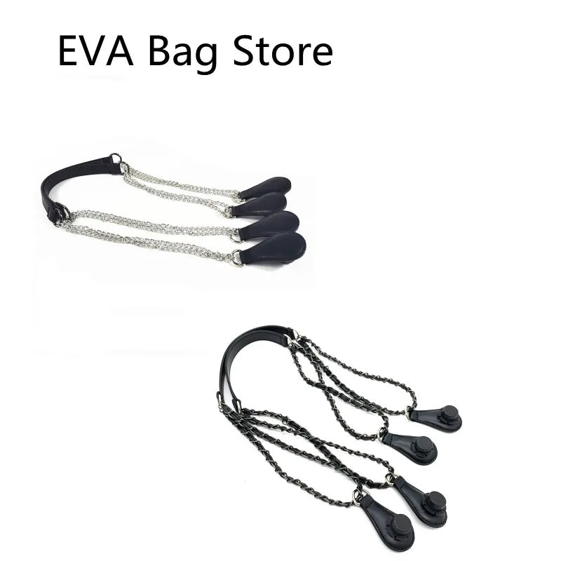 Pair of PU Chain Long Bag Handles for Obag Bag