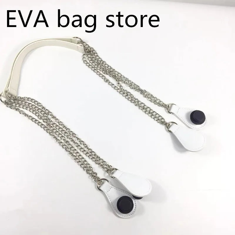 Pair of PU Chain Long Bag Handles for Obag Bag