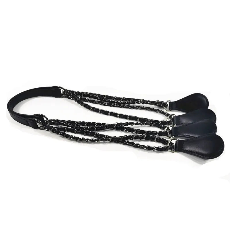 Pair of PU Chain Long Bag Handles for Obag Bag