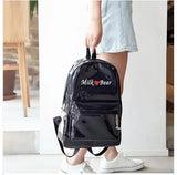 Hologram Backpack Laser Silver Daypack School Bag Mochila Feminino