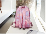 Hologram Backpack Laser Silver Daypack School Bag Mochila Feminino