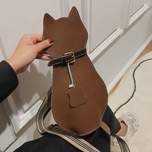 Cartoon Cat Shape Chest Bag Women Handbags Ladies Shoulder Bag