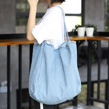 Hot Women Handbag Denim Tote Bag Lady Large Casual