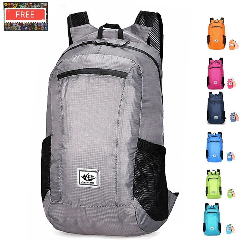 10L-20L Portable Foldable Waterproof Backpack Ultralight Outdoor Pack