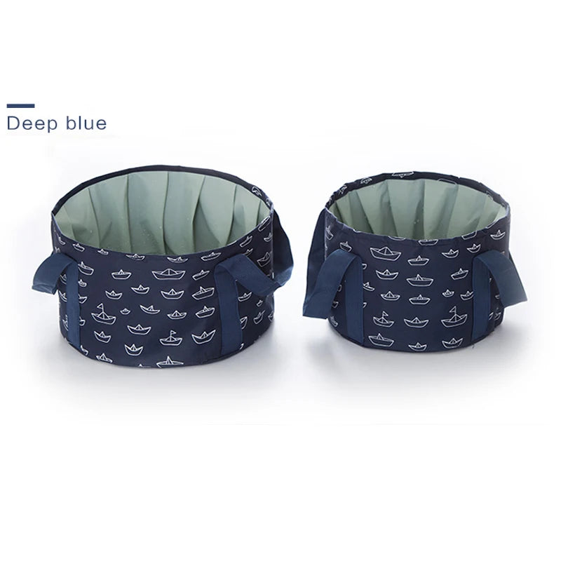 Women's Portable Folding Bucket Bag for Travel