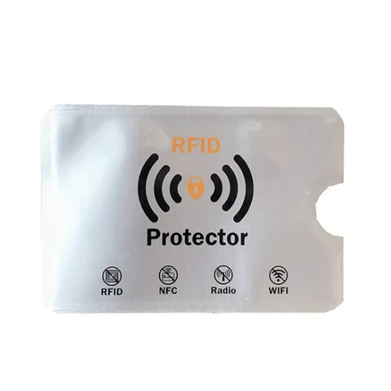 10PCS RFID Blocking Credit Card Protector Sleeve Secure ID Holder Foil Shield