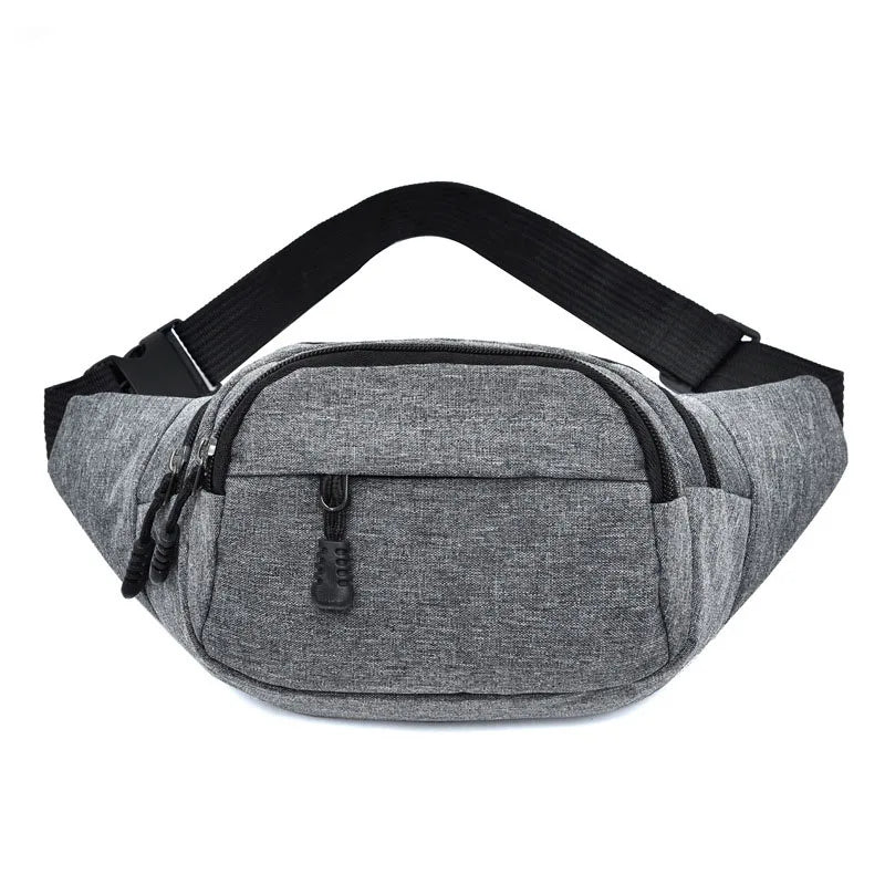 Waterproof Oxford Waist Pack Male Travel Running Belt Waist Bag