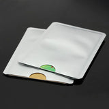 10PCS RFID Blocking Card Sleeve Waterproof Aluminum Foil Holder