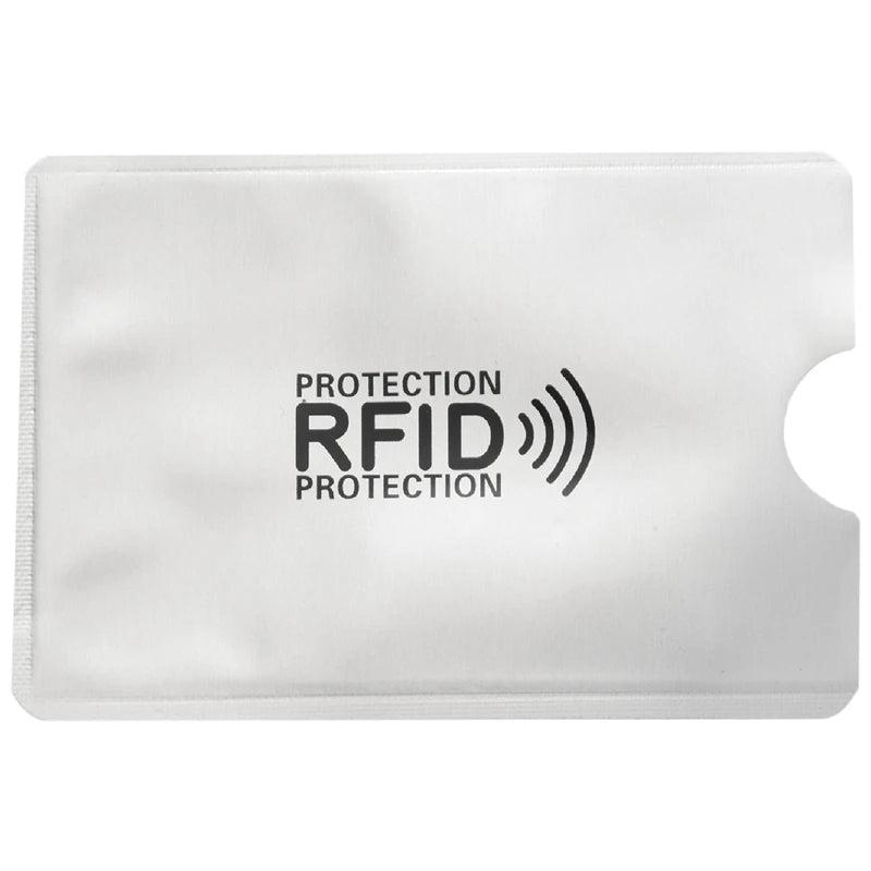 10Pcs Aluminum Foil Anti-Degaussing Card Cover RFID Shielding Bag