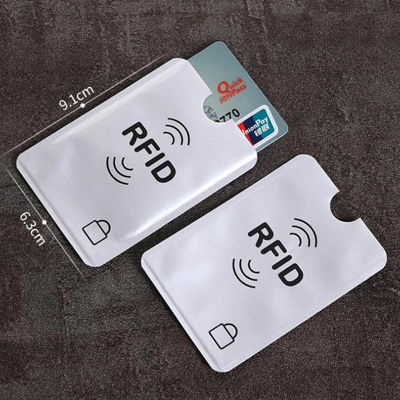 10Pcs/Lot Anti Theft Credit Card Protector RFID Blocking Cardholder Wallet