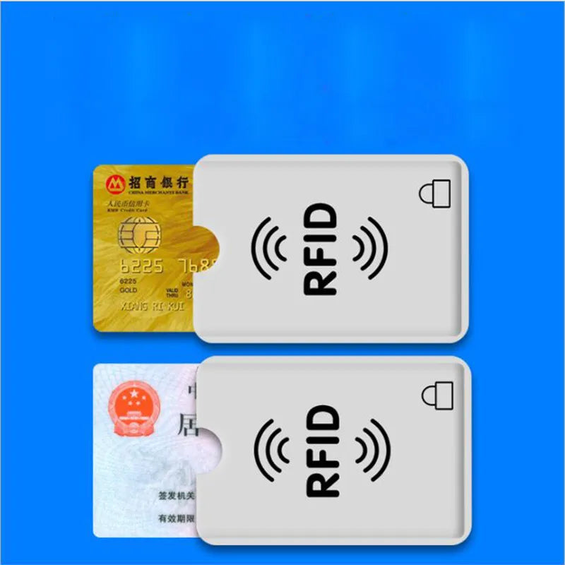 10Pcs/Lot Anti Theft Credit Card Protector RFID Blocking Cardholder Wallet