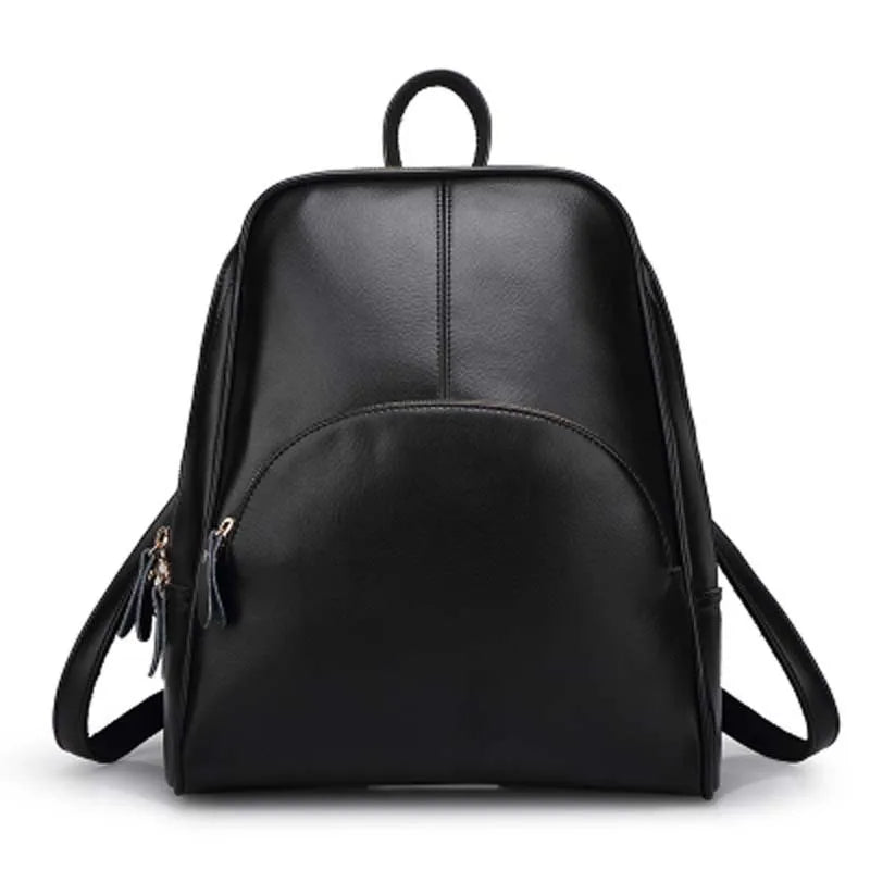 Lady Leather Backpack Female Leisure Bag