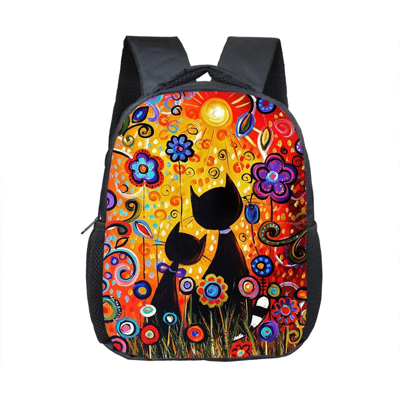 12 Inch Animal Small Backpack Kids School Bag