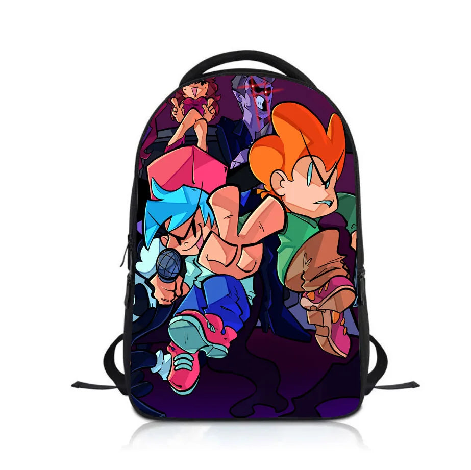 12 Inch FNF School Bag Kids Zipper Bookbag Boys Girls Backpack