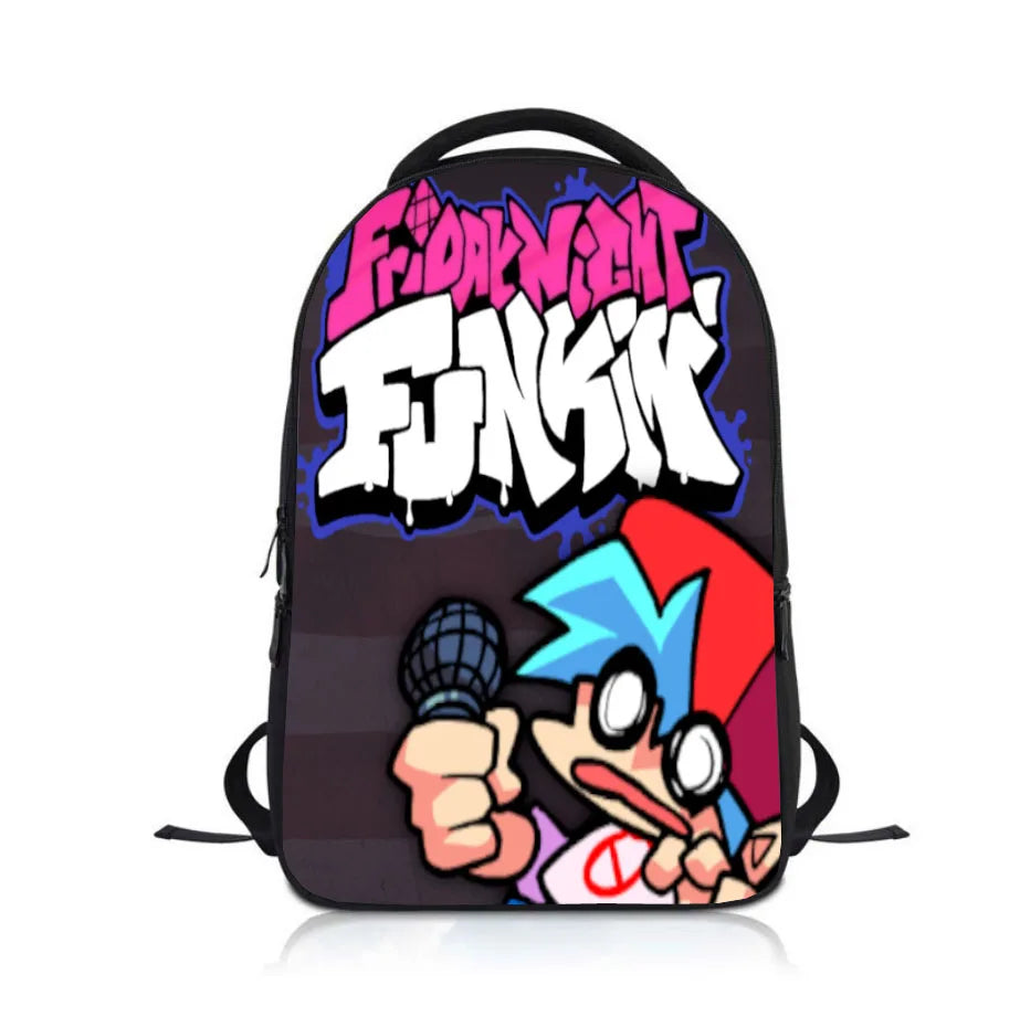 12 Inch FNF School Bag Kids Zipper Bookbag Boys Girls Backpack