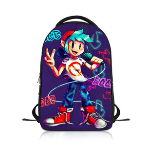 12 Inch FNF School Bag Kids Zipper Bookbag Boys Girls Backpack