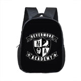 12 Inch Wednesday Addams Backpack for Nevermore Academy Kids