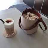 Hot Women Handbag Lady Small Canvas Bucket Bag Female Casual Shoulder Bag