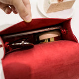 12PCS Women Messenger Bags Solid Lock Shoulder Crossbody Phone Beach Bag