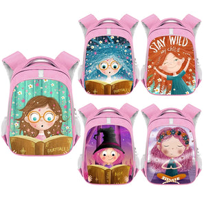 Cartoon Fairy Girls School Bag Teenagers Girls Backpack