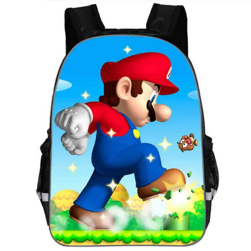 13 Inch Children Cartoon Backpack Boys Girls SchoolBag For Kindergarten
