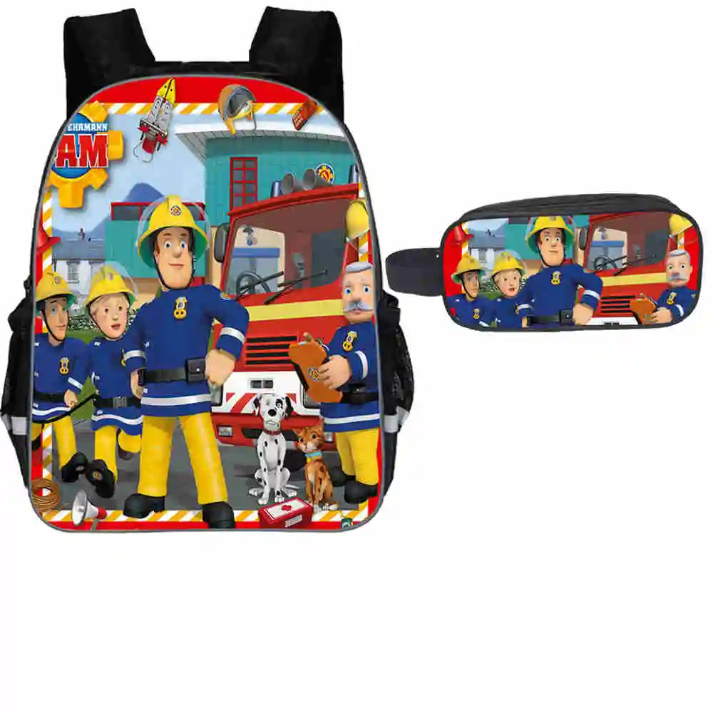 13 Inch Boys Cartoon Schoolbag Kids Backpacks Girls Kindergarten Bookbag