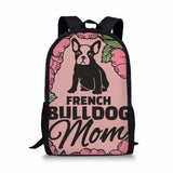 Cartoon Bulldog 3D Print Kids Backpack For Teenagers Boys Girls School Bags