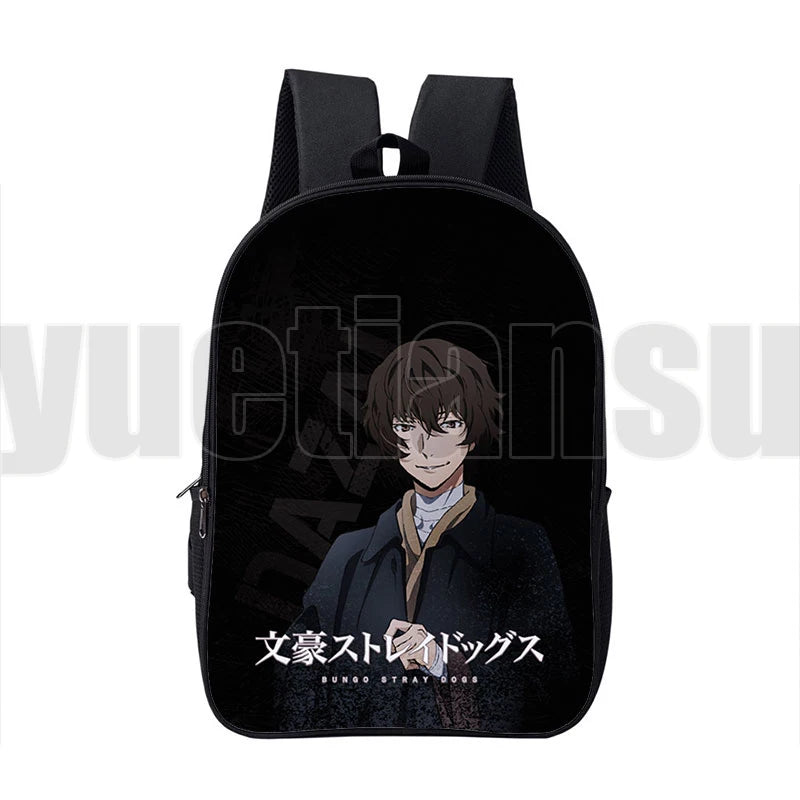 Bungou Stray Dogs Backpack Men School Bag Anime Bookbag Daily Pack