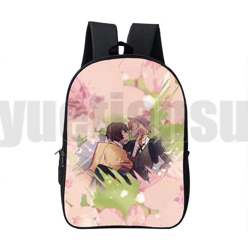 Bungou Stray Dogs Backpack Men School Bag Anime Bookbag Daily Pack