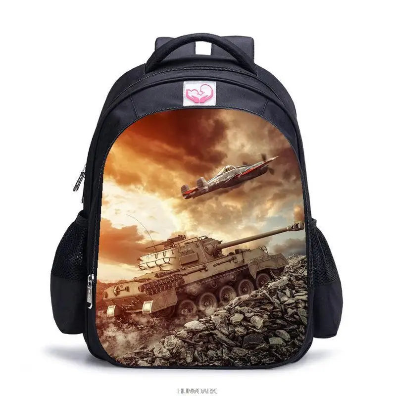 16" Kids Orthopedic Backpack Boys Girls School Bags