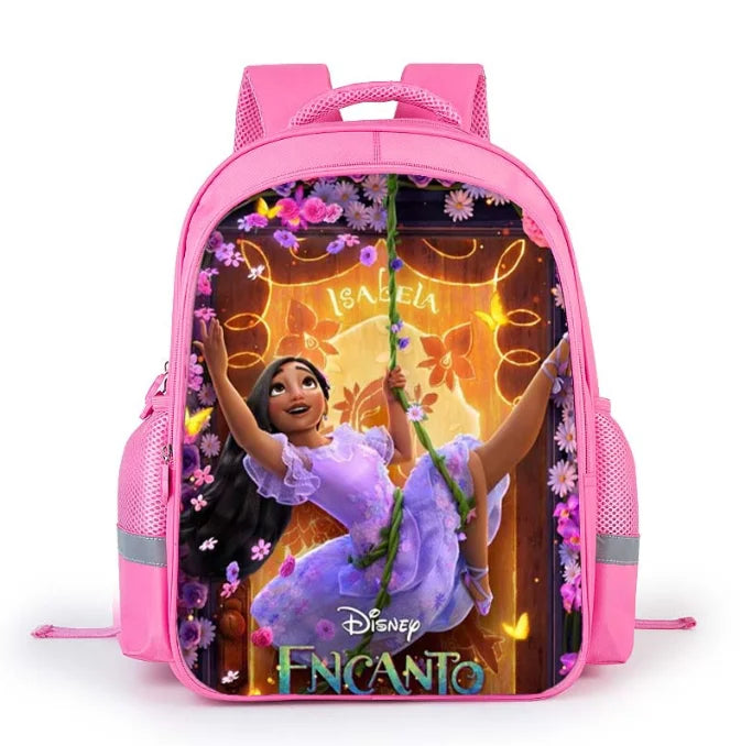 16 Inch 3D Print Children Backpack Pink