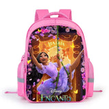 16 Inch 3D Print Children Backpack Pink