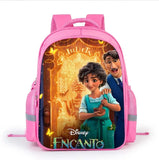 16 Inch 3D Print Children Backpack Pink