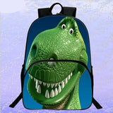 16 Inch 3D Printing Dinosaur Backpack for Boys and Girls