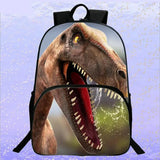 16 Inch 3D Printing Dinosaur Backpack for Boys and Girls