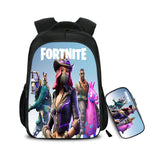 16 Inch Games Backpack Children School Bags Boys Girls 2pcs Daily Travel Backpac