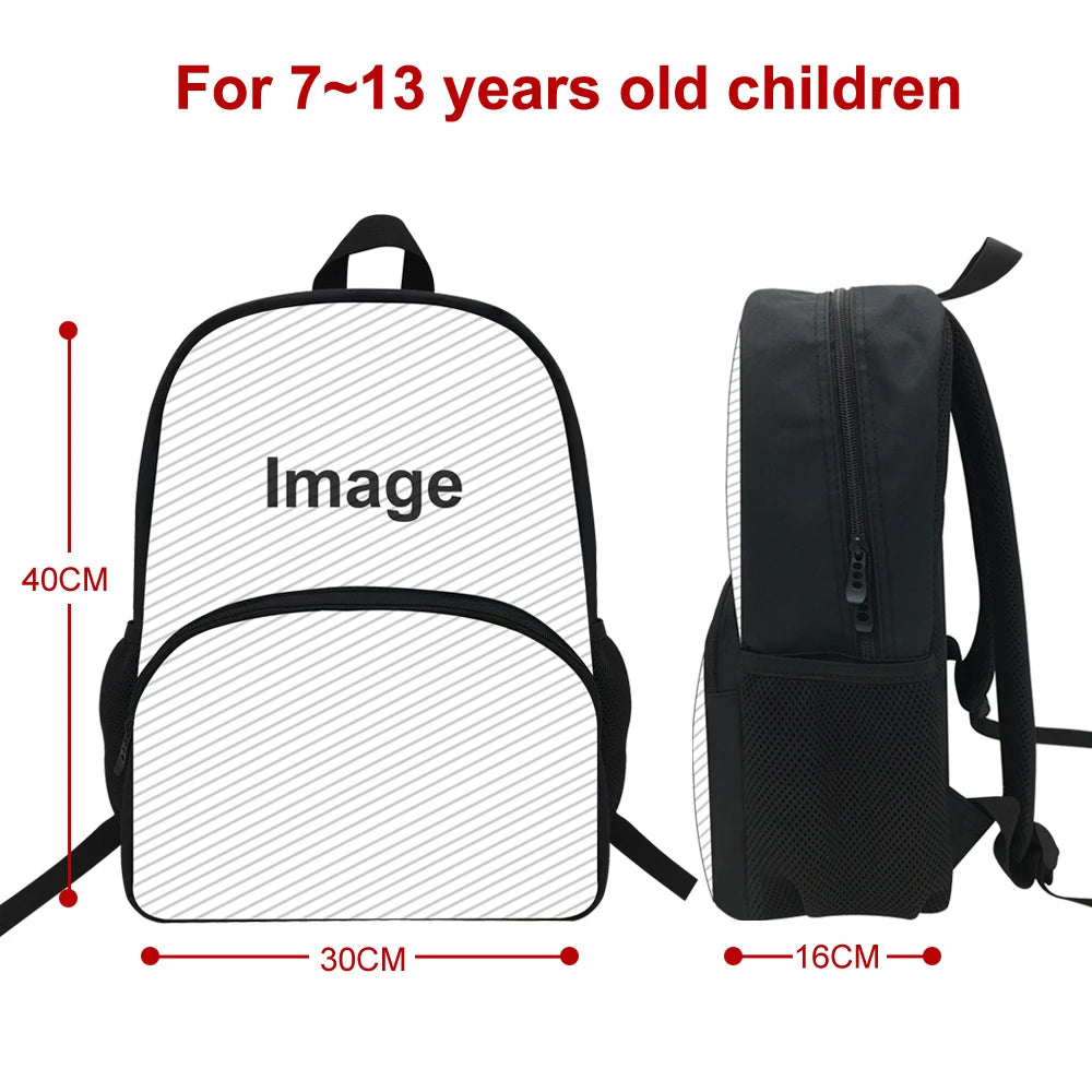 16-Inch Owl Knight Backpack for School Kids