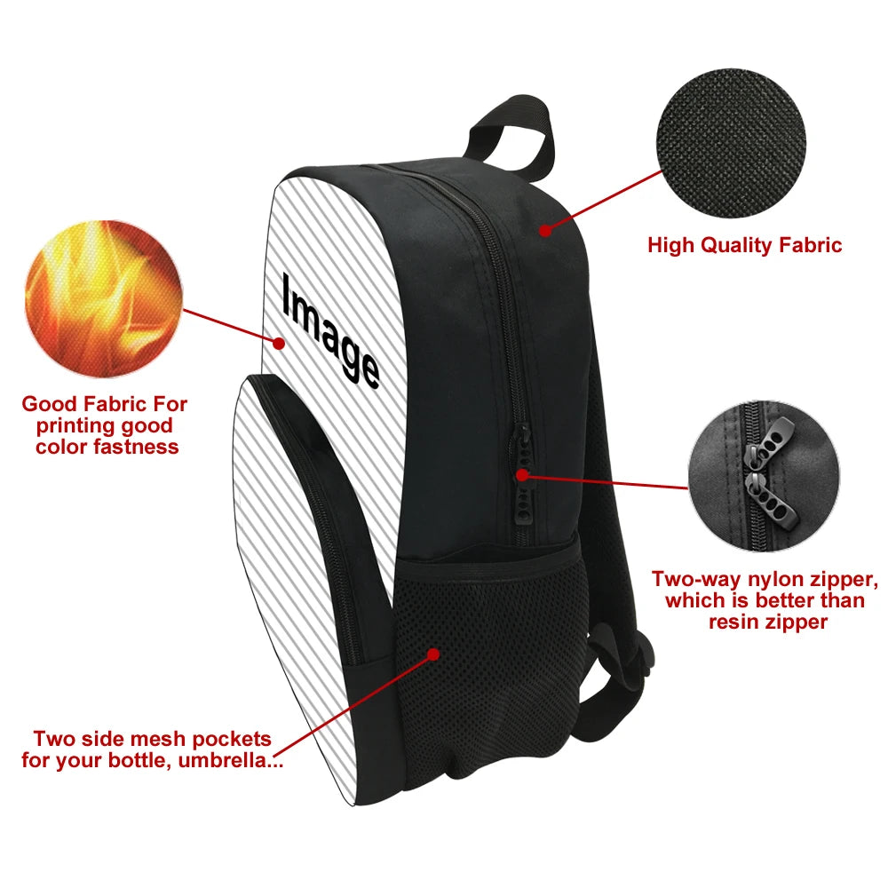 16-Inch Owl Knight Backpack for School Kids