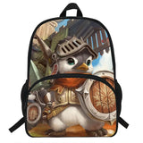 16-Inch Owl Knight Backpack for School Kids