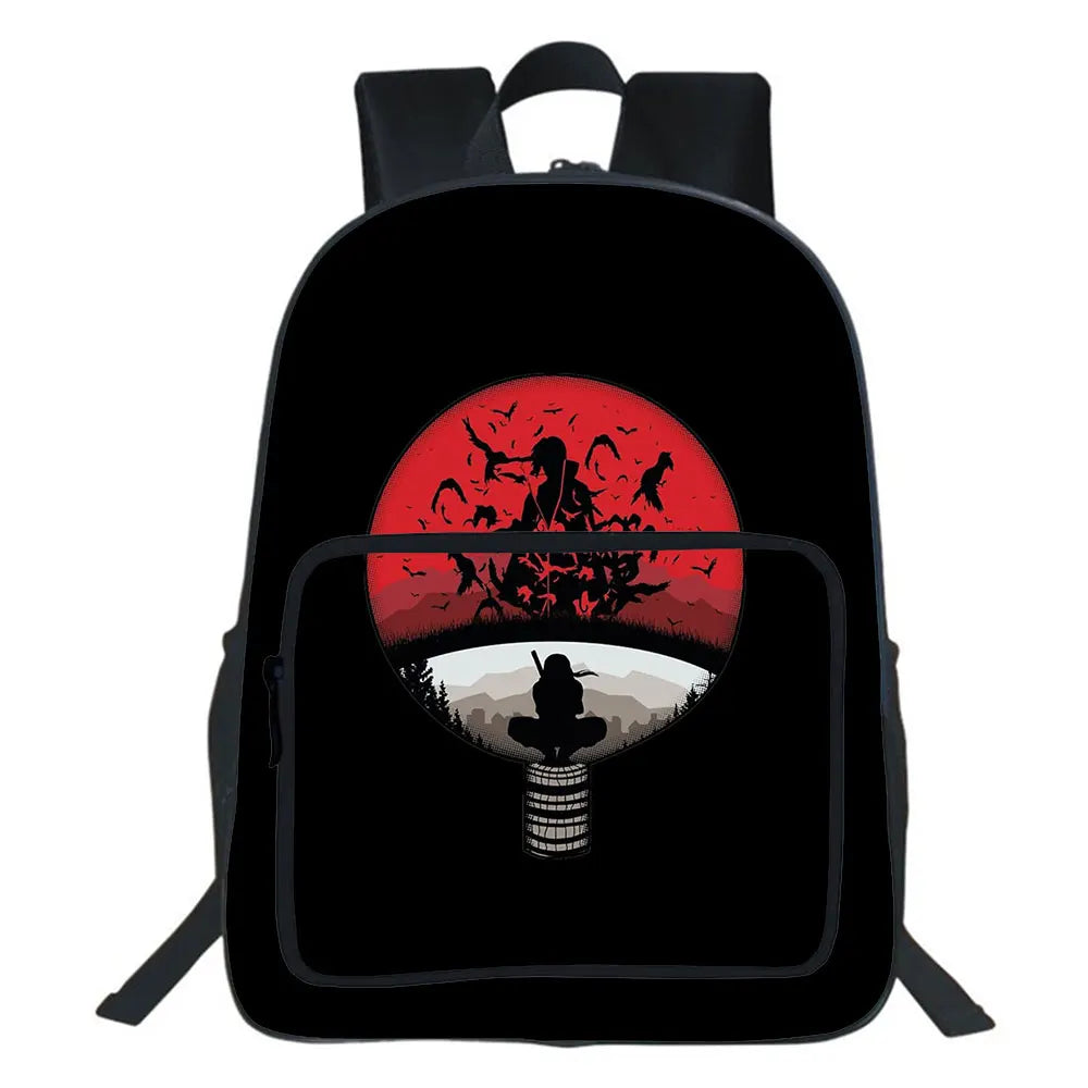 16 Inch Japan Anime 3D Print Backpack for School Boys Girls